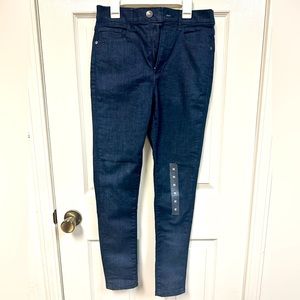 Dark denim express jeans